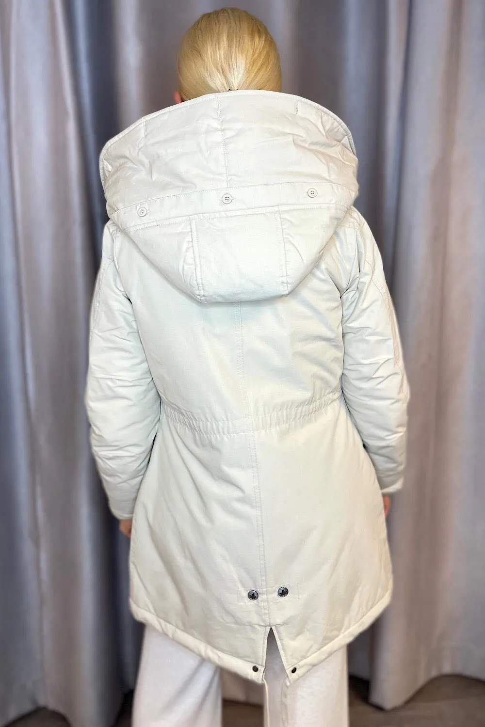 ΜΠΟΥΦΑΝ PARKA MIDI ME FAUX FUR