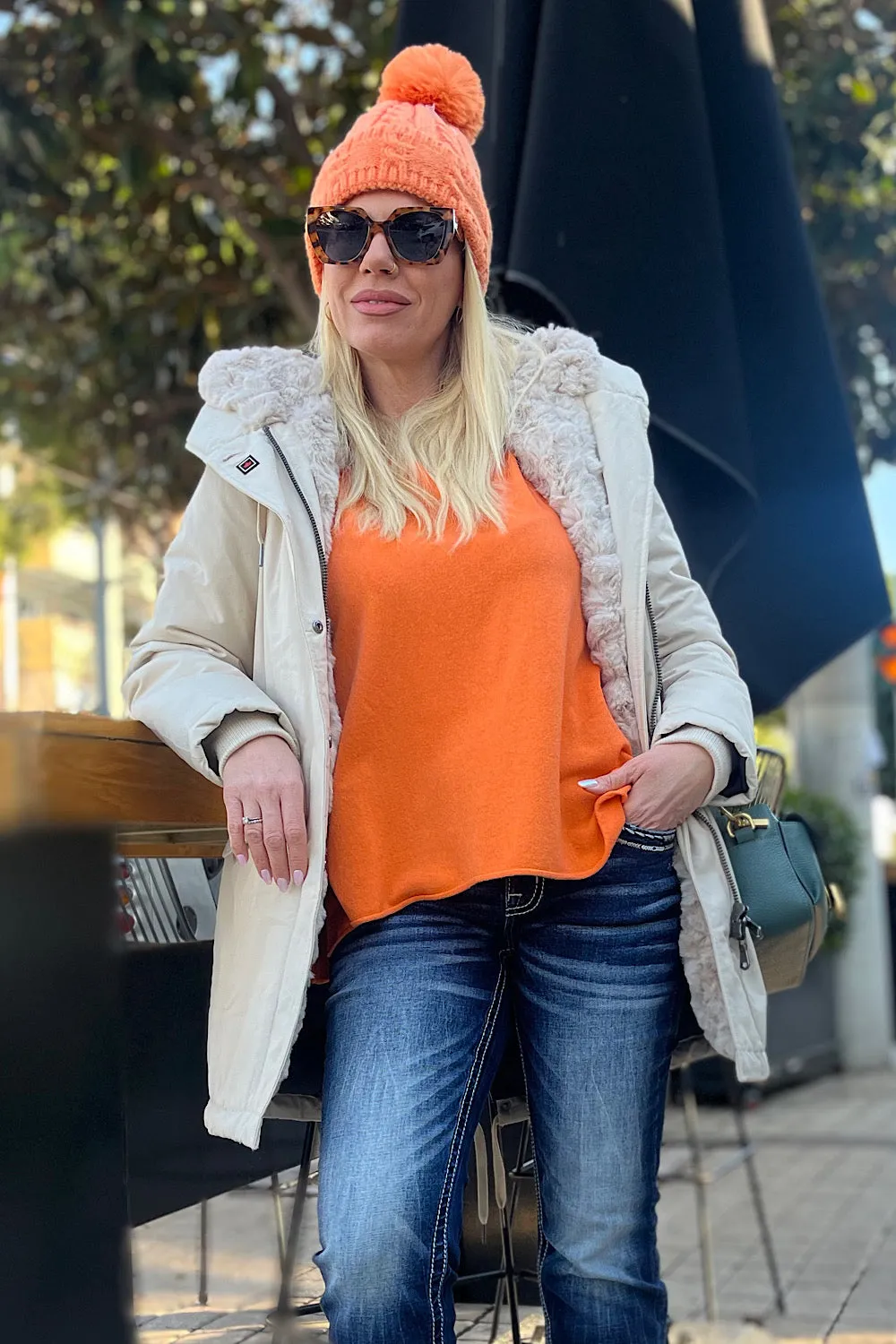 ΜΠΟΥΦΑΝ PARKA MIDI ME FAUX FUR