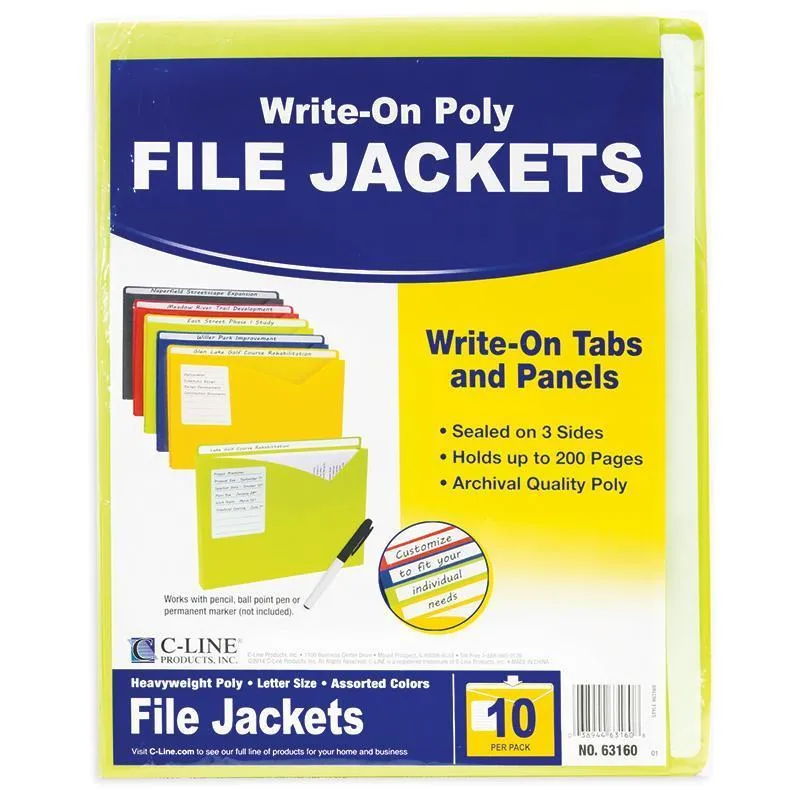 (2 Pk) C Line Asst Write On Poly