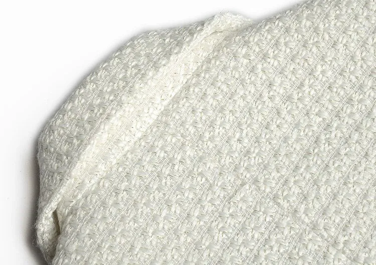 Alicia Winter Wool Blend Luxurious Crystal Double Breasted Coat