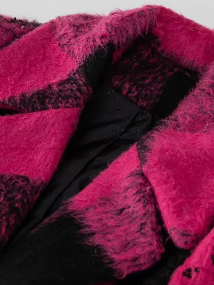 Andi Wool  Blends Sequins Coat