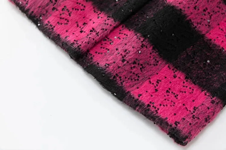 Andi Wool  Blends Sequins Coat