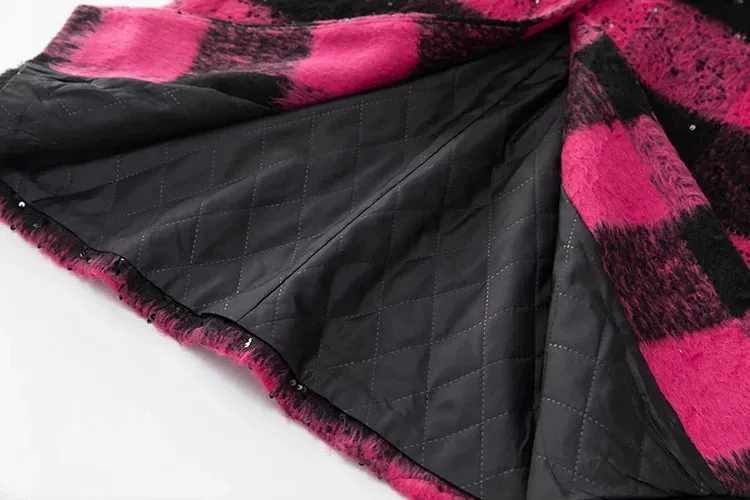 Andi Wool  Blends Sequins Coat