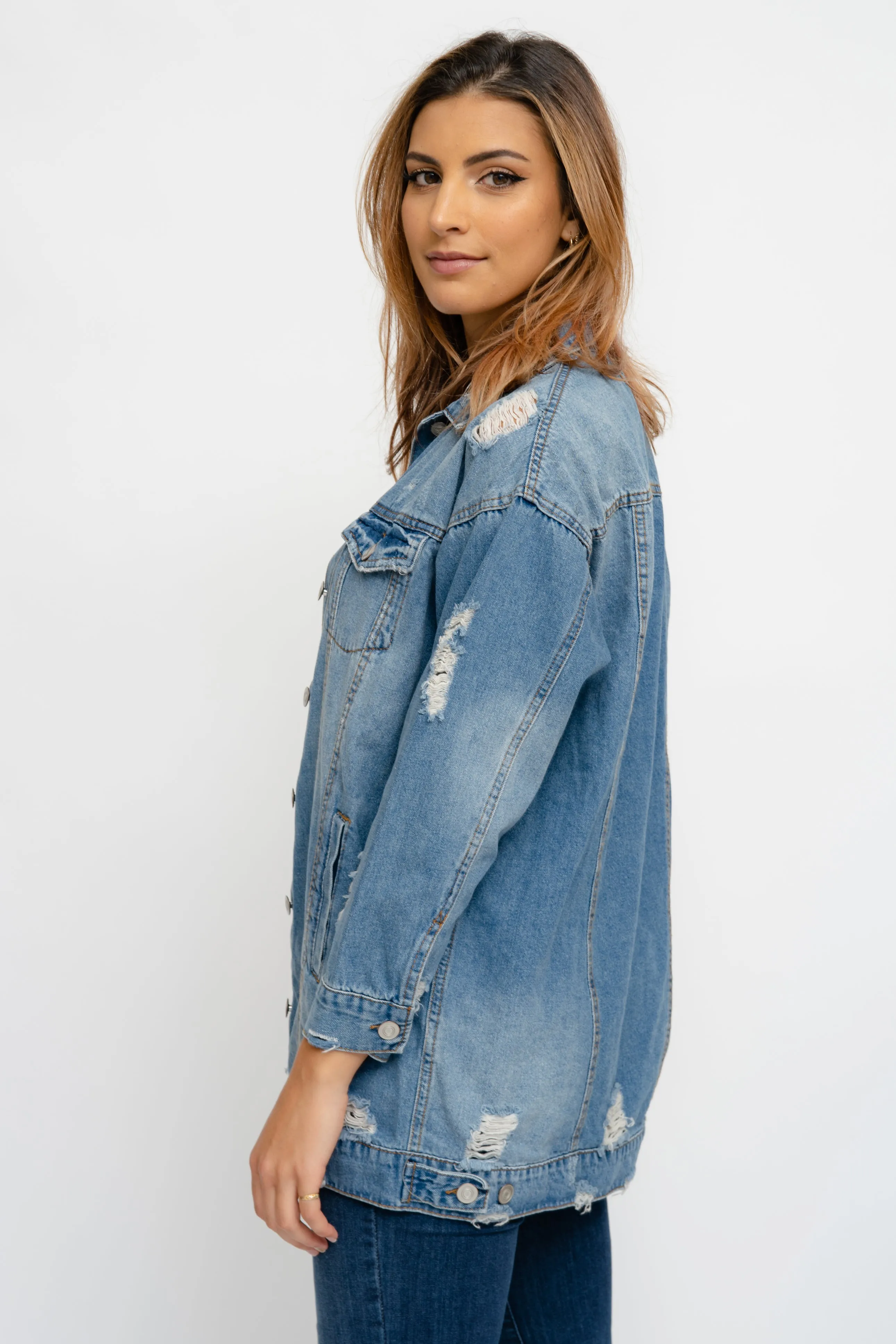 Best years DENIM DESTROYED JACKET