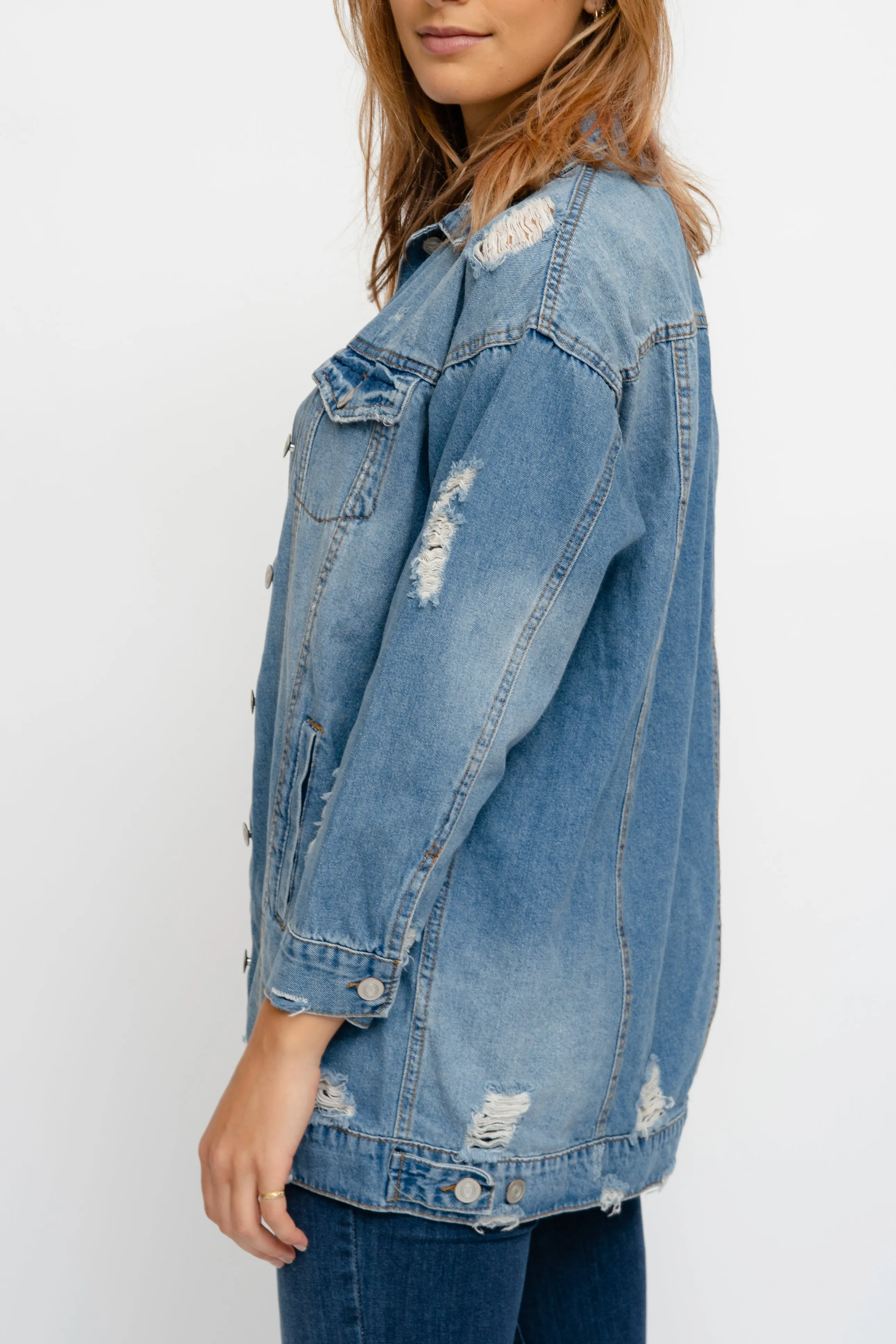 Best years DENIM DESTROYED JACKET