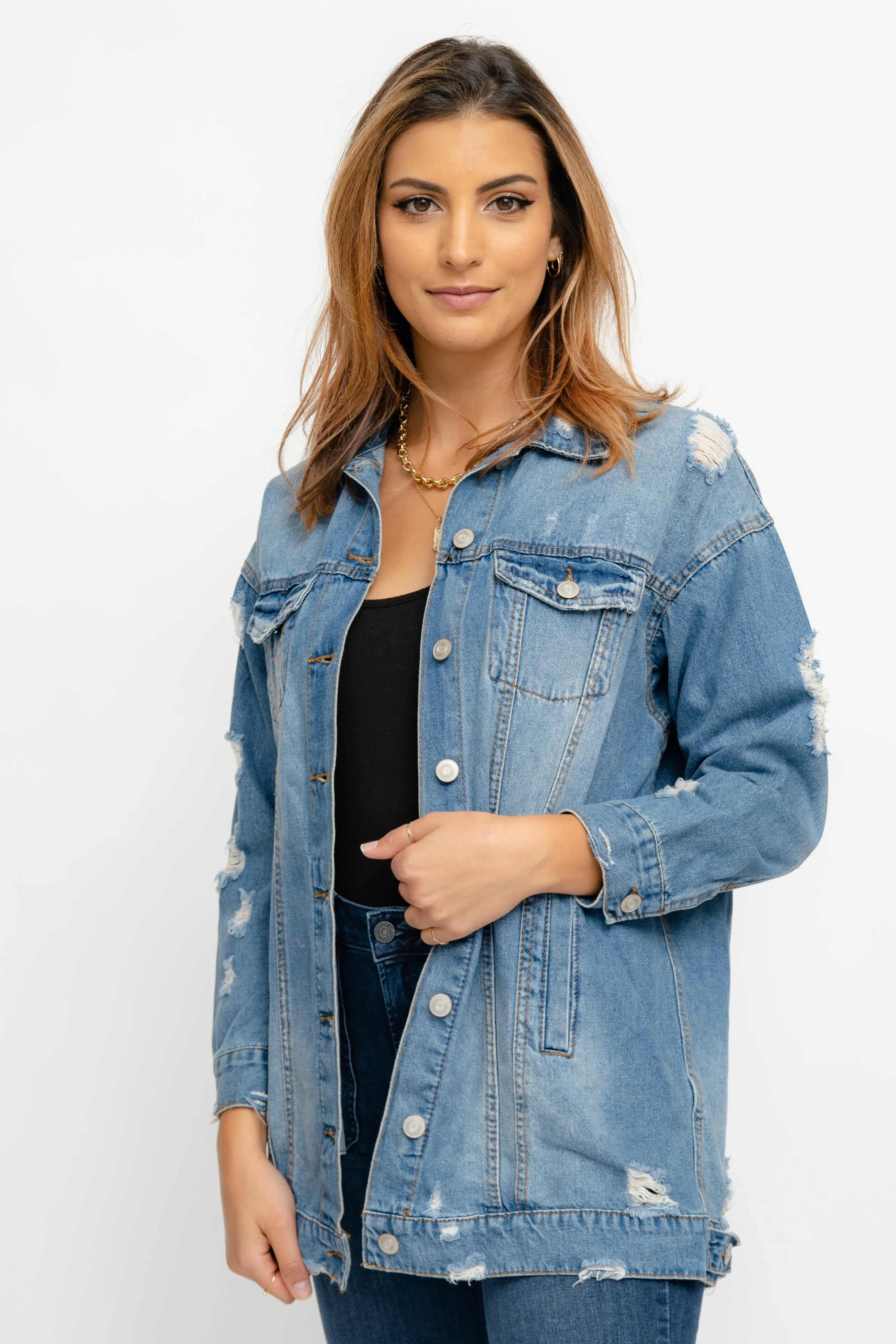 Best years DENIM DESTROYED JACKET