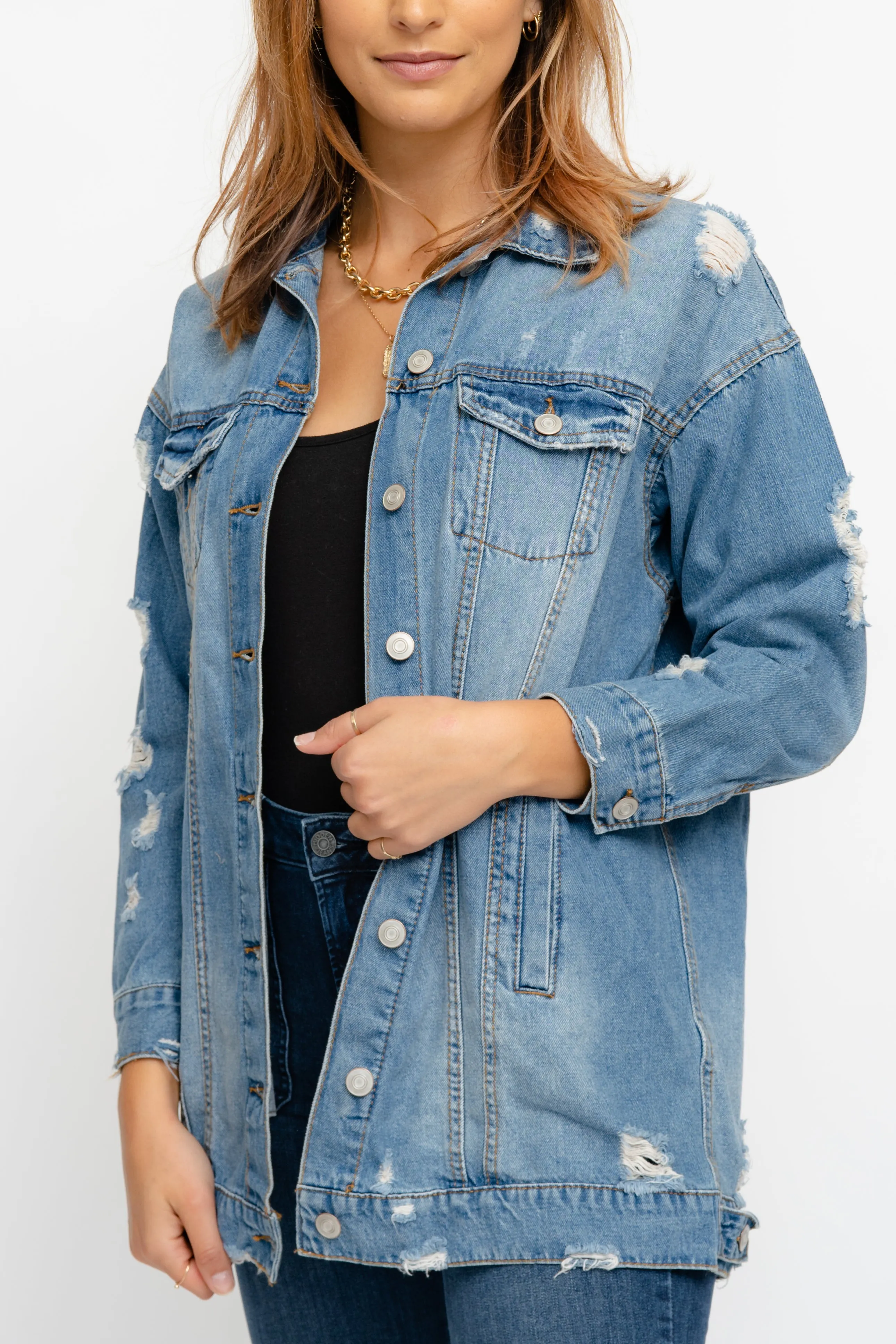 Best years DENIM DESTROYED JACKET