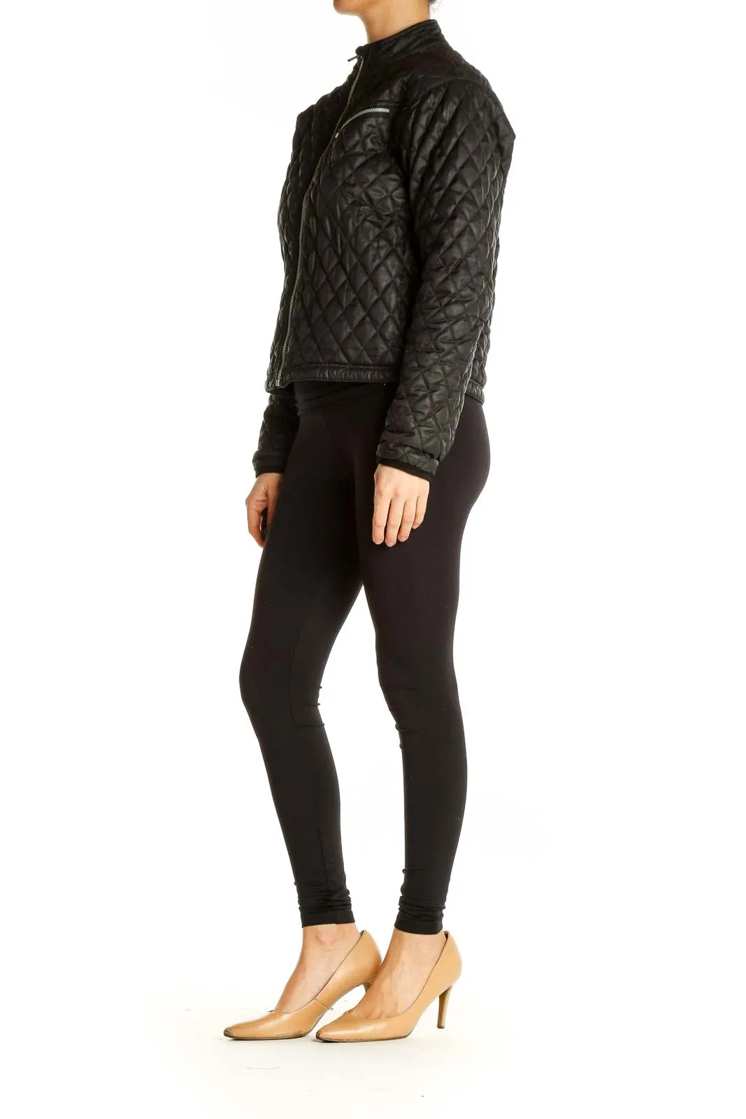 Black Quilted Jacket