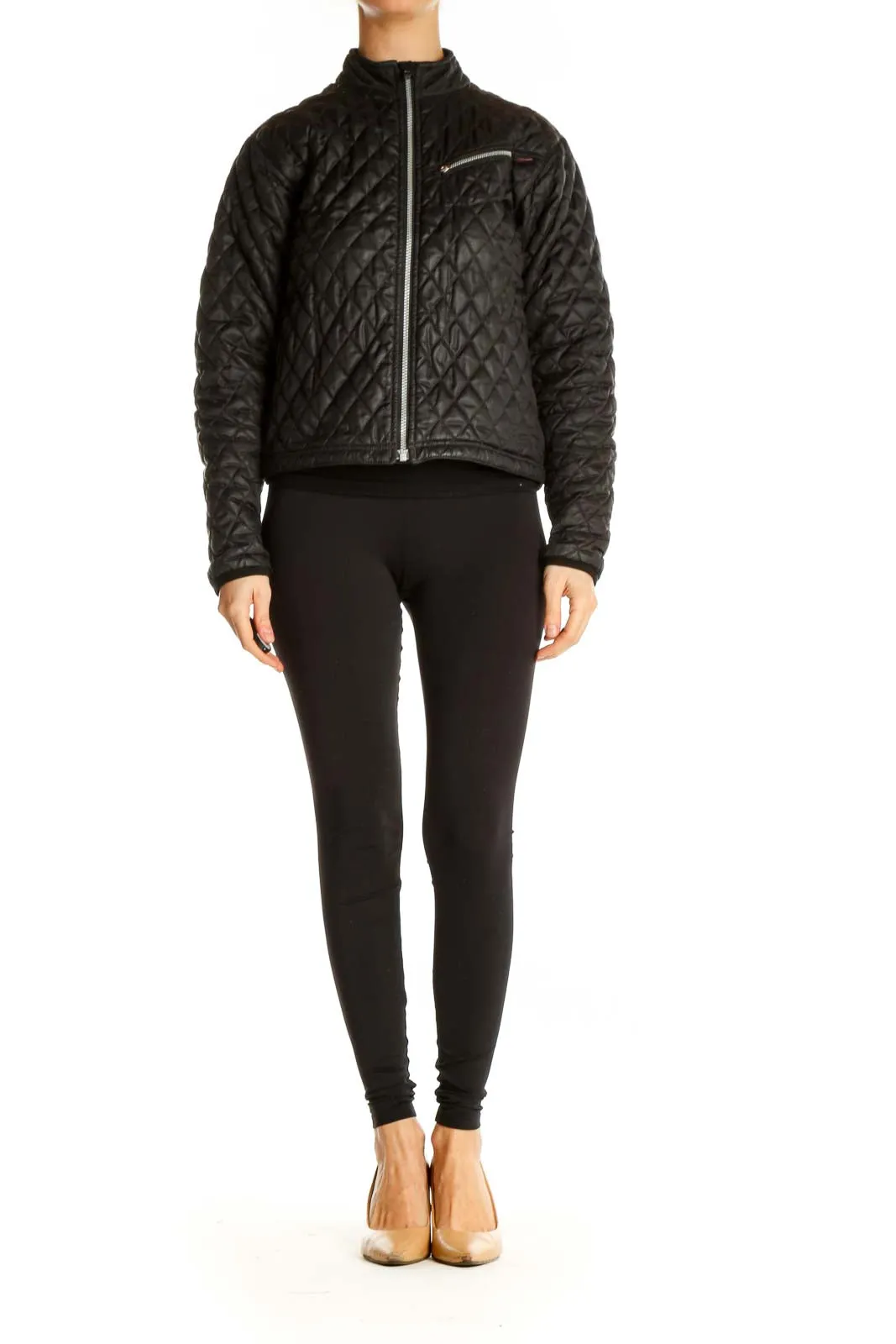 Black Quilted Jacket
