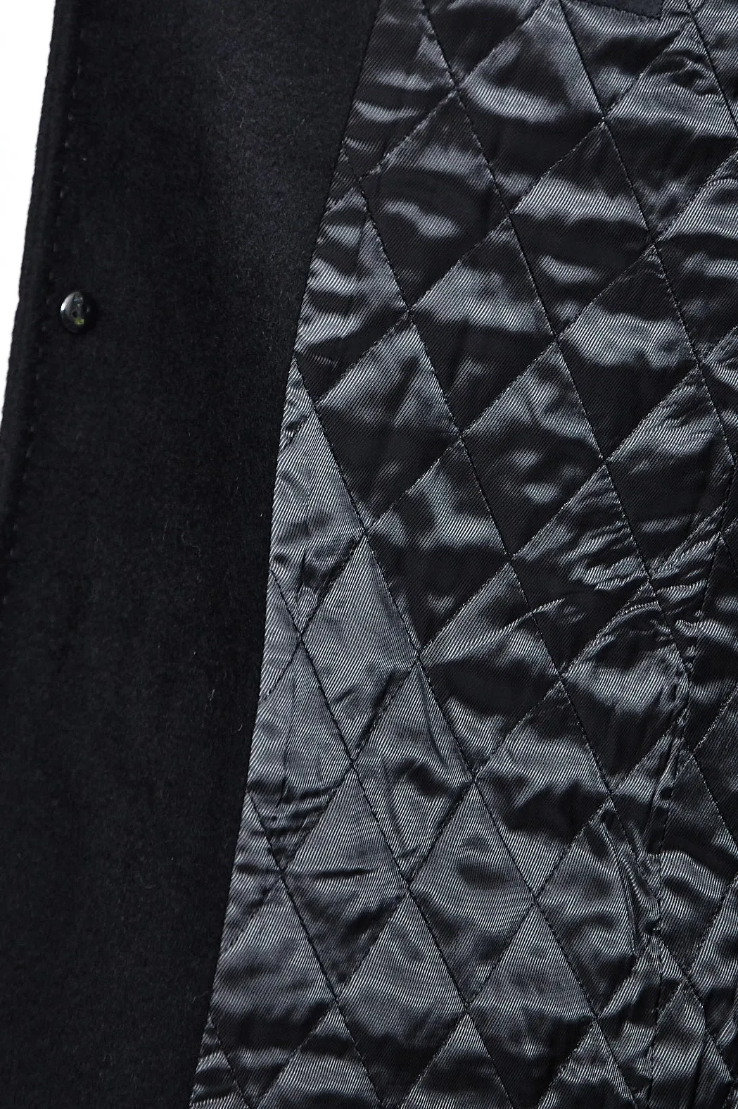 Black Wool & Cashmere Overcoat