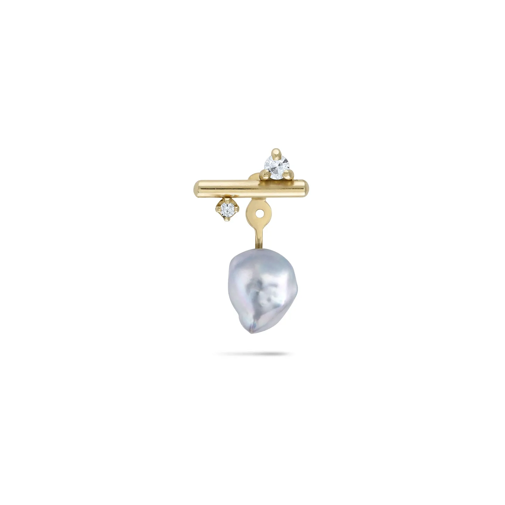 Blue Akoya Andromeda Ear Jackets