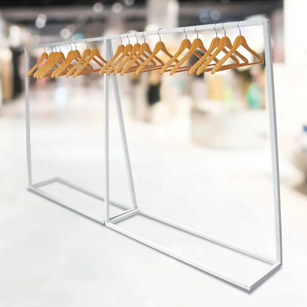 Clothing Garment Rack Commercial Retail Shop - White