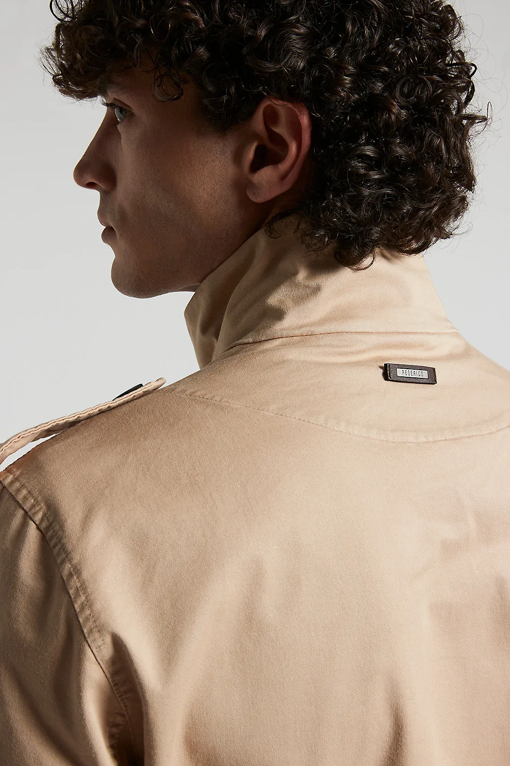 Comfort cotton gabardine field jacket