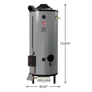 Commercial Universal Heavy-Duty 100 Gal. 270K BTU Natural Gas ASME Tank Water Heater