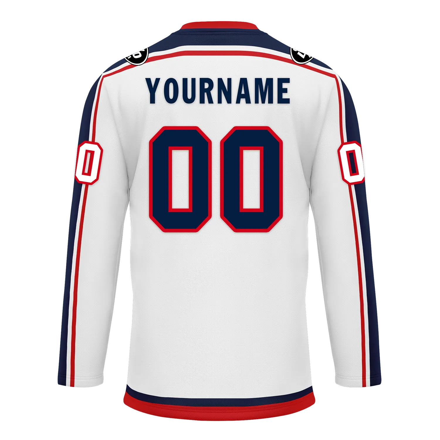 Custom White Personalized Hockey Jersey HCKJ01-D0a70fa