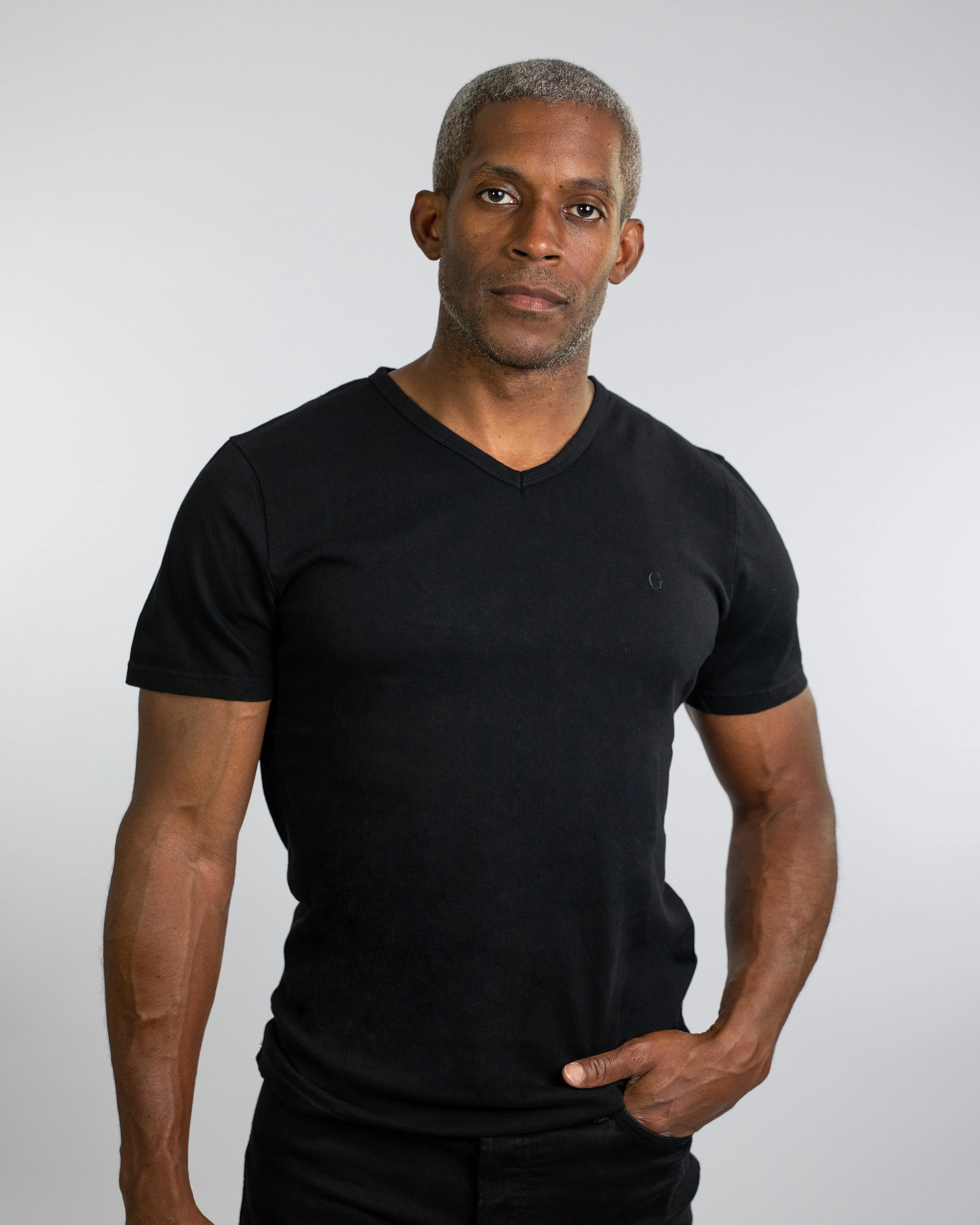 Den afslappede | V-neck T-shirt