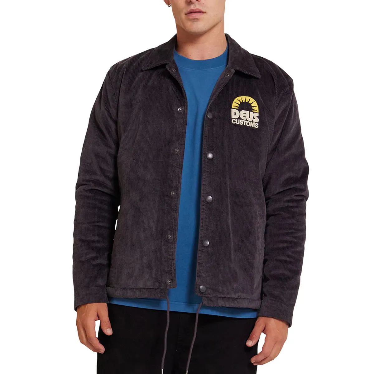 Deus Ex Machina - Giacca Stokes Coach Anthracite - DMF246571 - ANTHRACITE