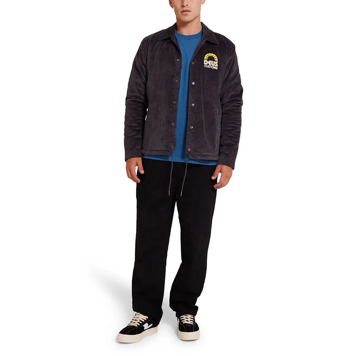 Deus Ex Machina - Giacca Stokes Coach Anthracite - DMF246571 - ANTHRACITE