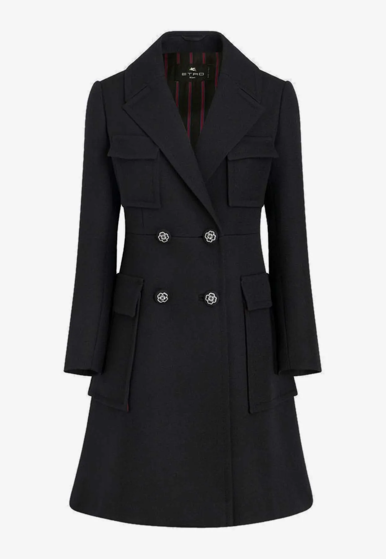Double-Breasted Wool Coat
