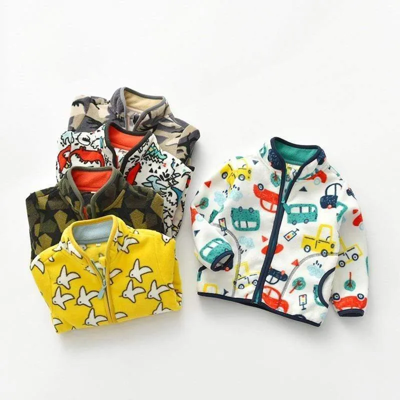 Fun Prints Fleece Jackets