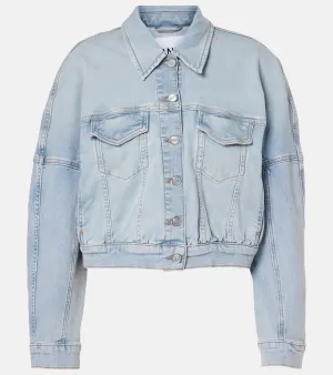 Ganni Cropped denim jacket