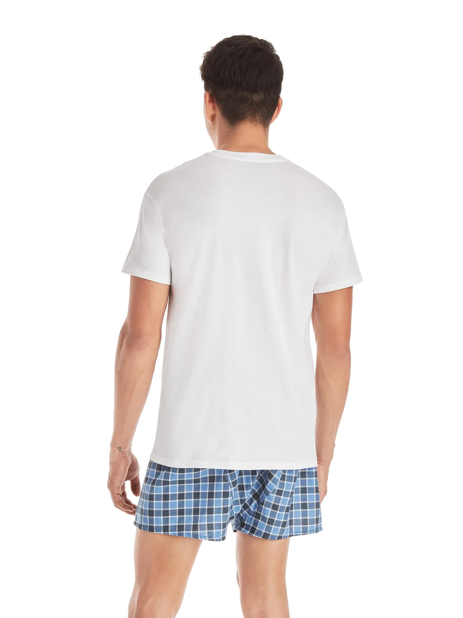Hanes Men's Super Value Pack White V-Neck Undershirts, 10 Pack