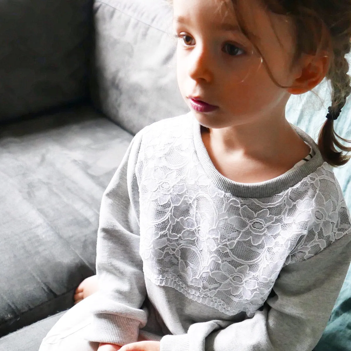 JASMIN sweatshirt/dress - kids 3/12- Paper Sewing Pattern