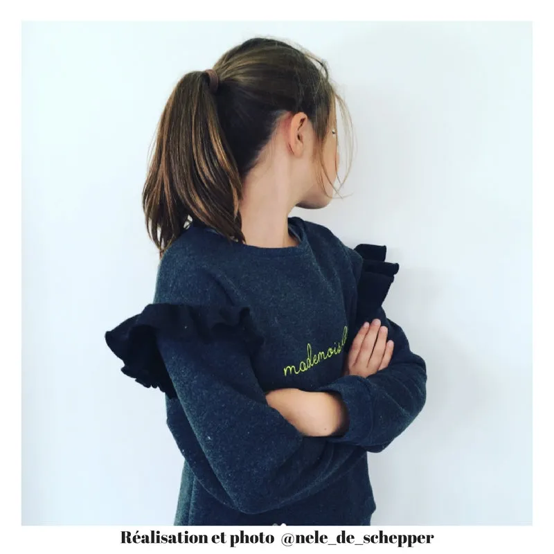 JASMIN sweatshirt/dress - kids 3/12- Paper Sewing Pattern