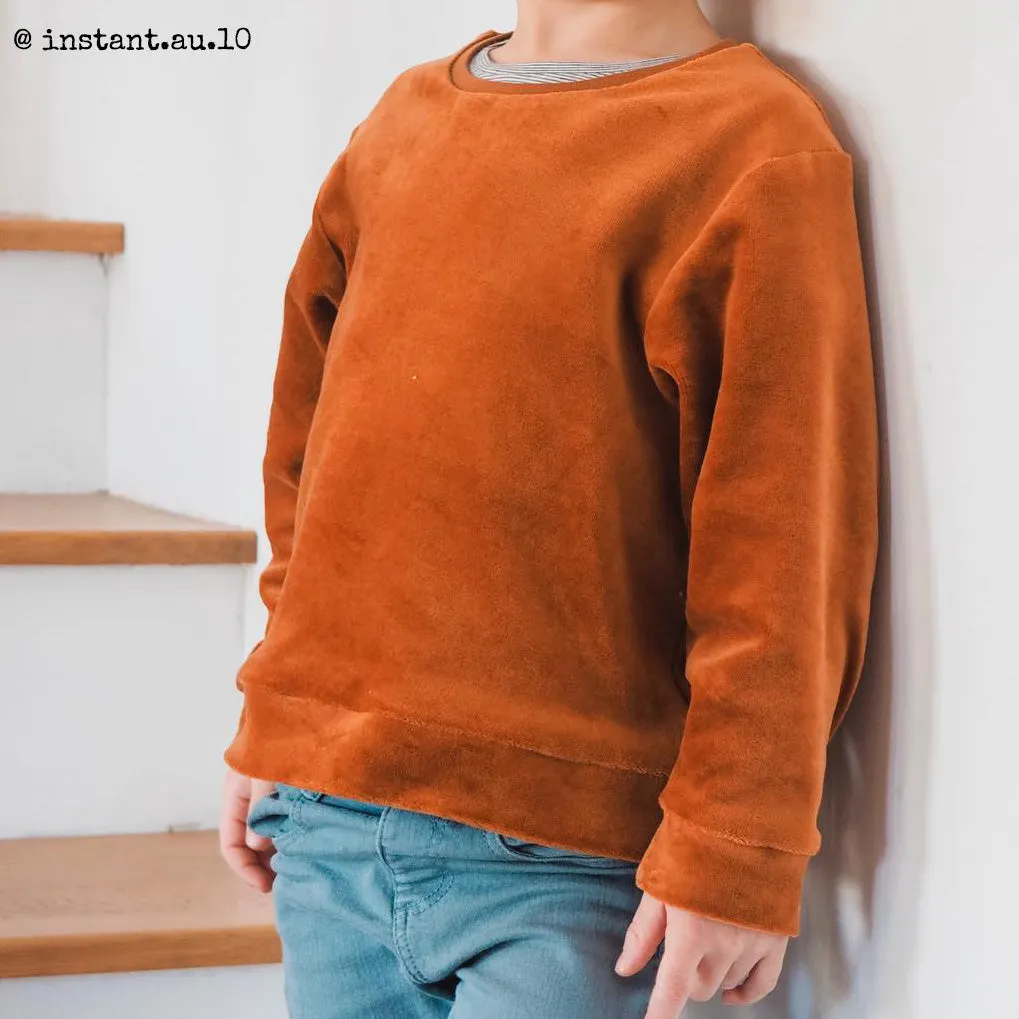 JASMIN sweatshirt/dress - kids 3/12- Paper Sewing Pattern