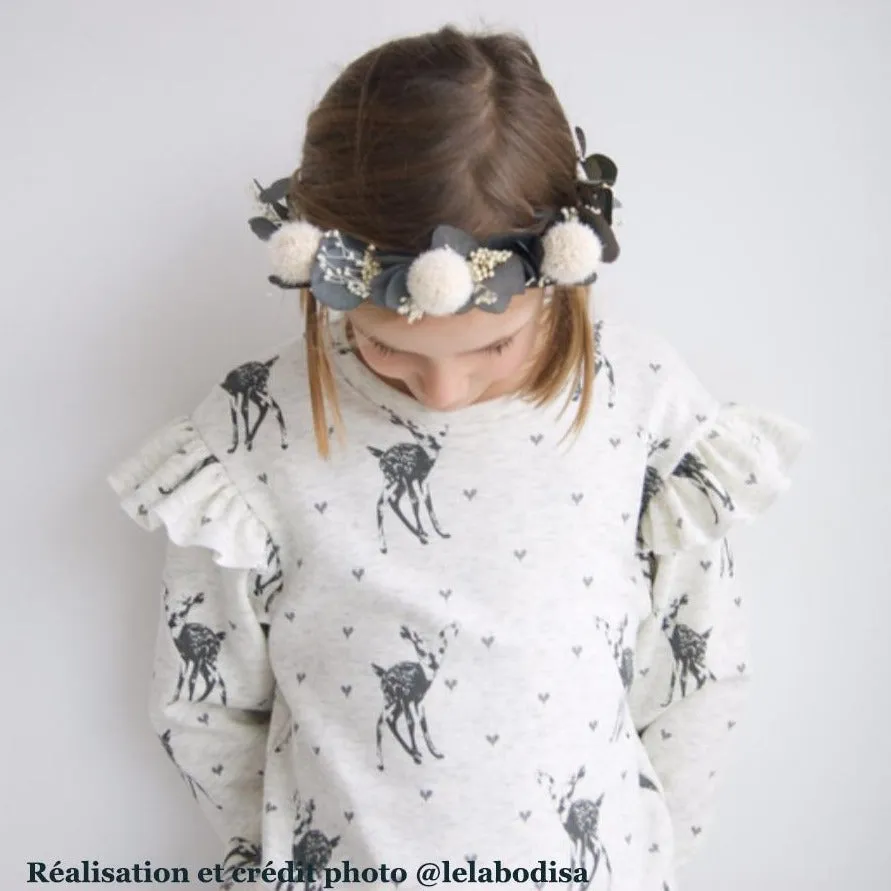JASMIN sweatshirt/dress - kids 3/12- Paper Sewing Pattern