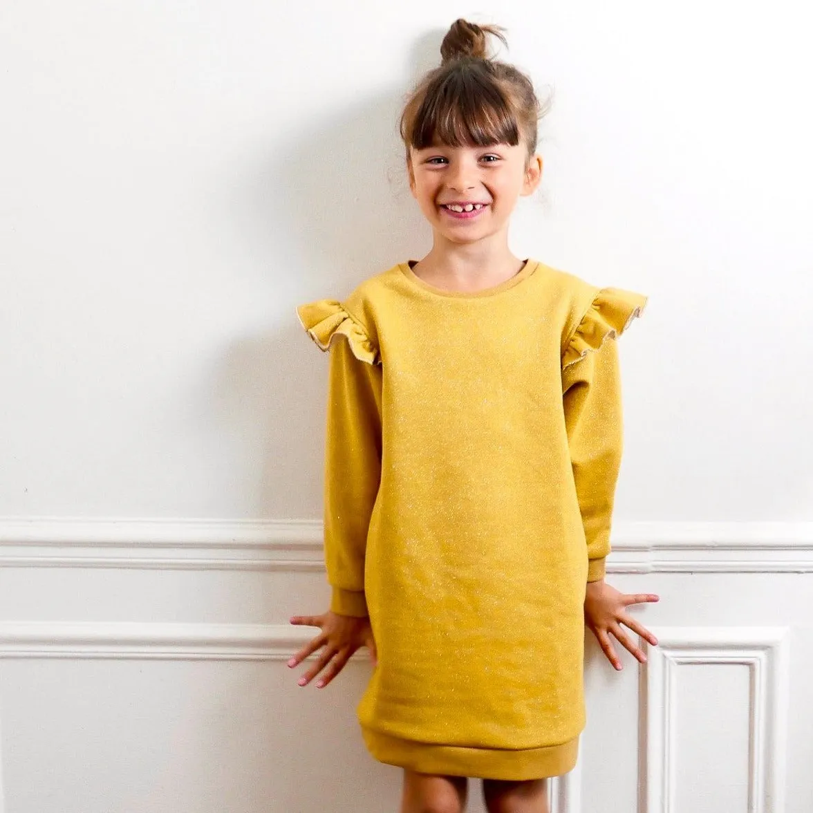 JASMIN sweatshirt/dress - kids 3/12- Paper Sewing Pattern