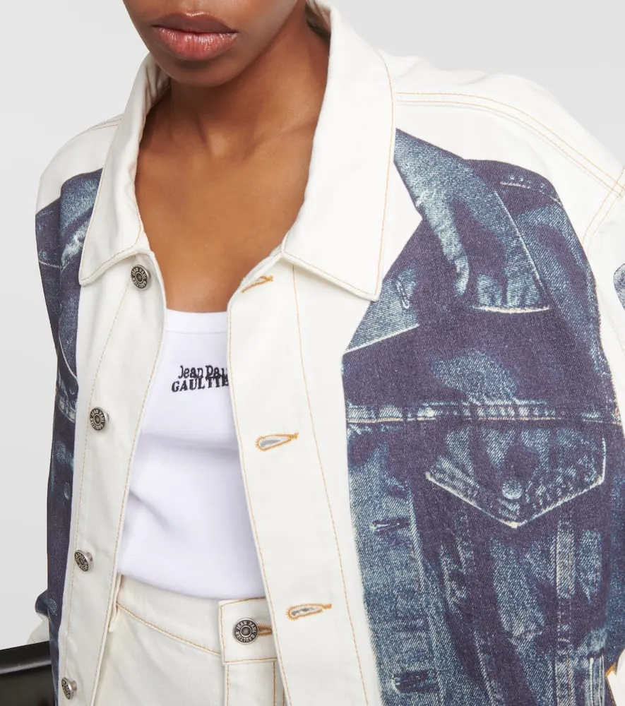 Jean Paul Gaultier Tattoo denim jacket