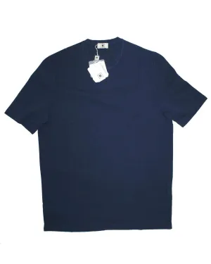 Kired Kiton T-Shirt Navy Crêpe Cotton EU 60/ 4XL