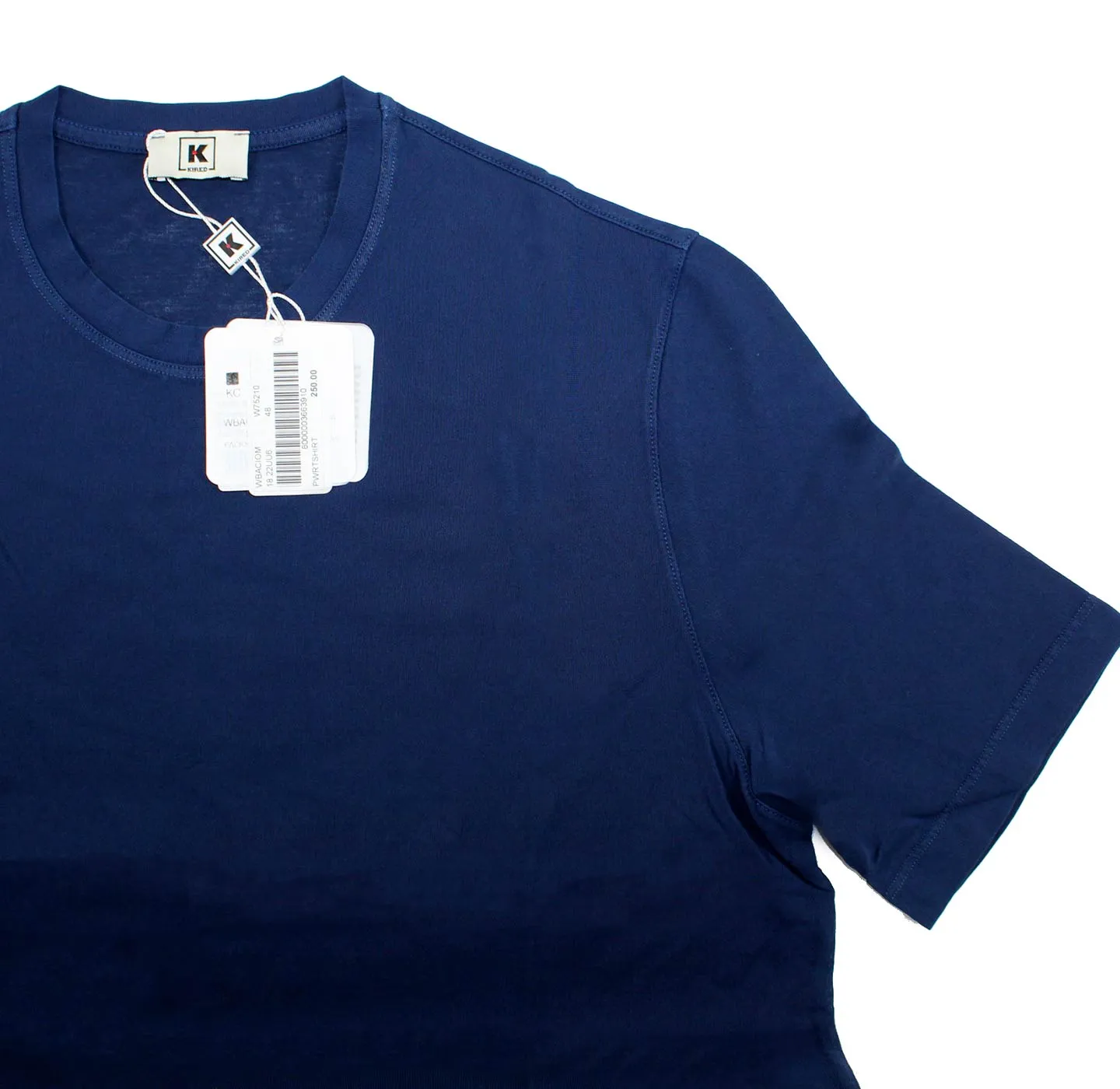 Kired Kiton T-Shirt Navy Crêpe Cotton EU 60/ 4XL