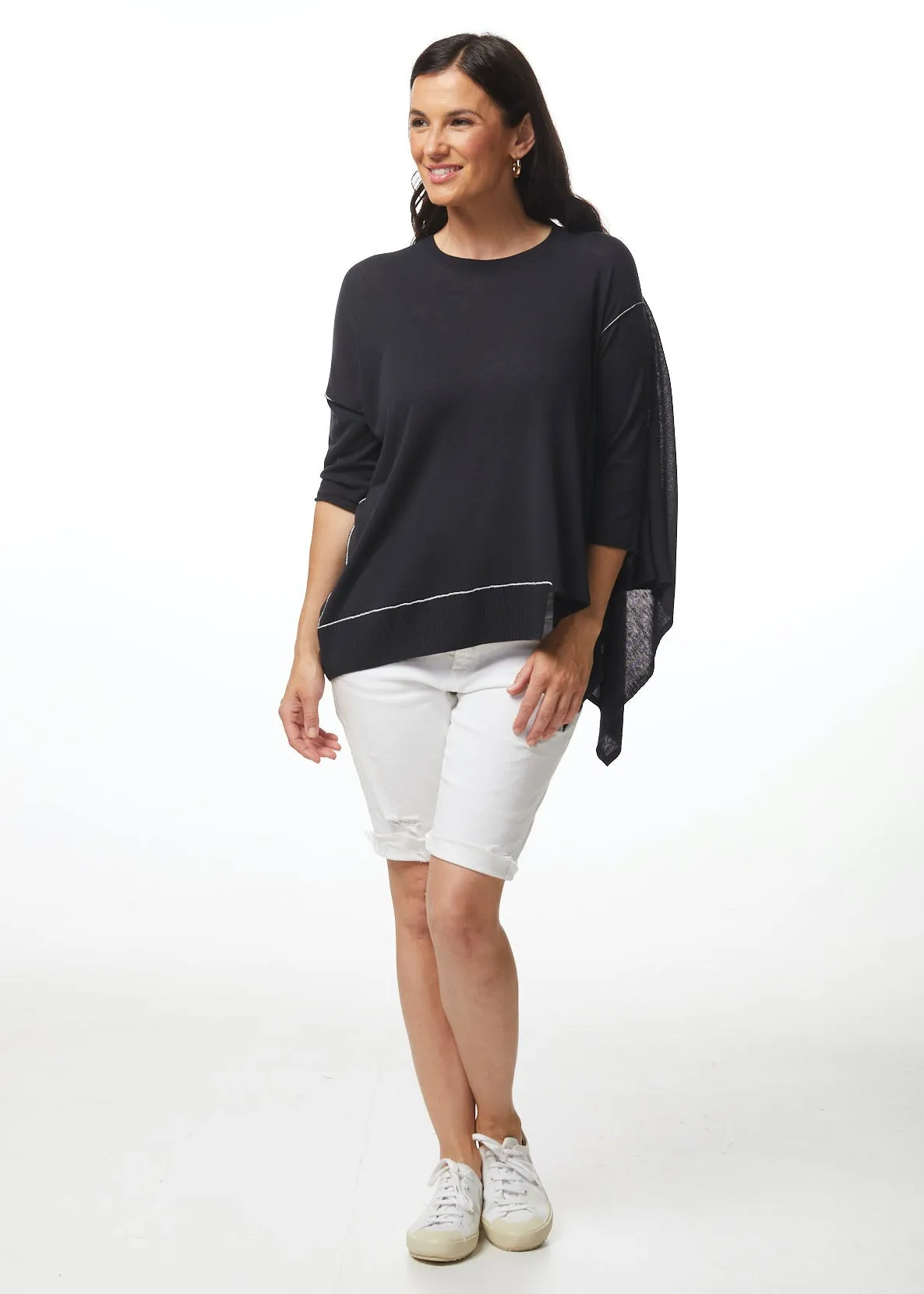 LD & Co - Asymmetric Top - Ink - LC5562