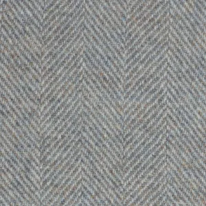 Light Blue Herringbone MWD FURN18-85 Harris Tweed