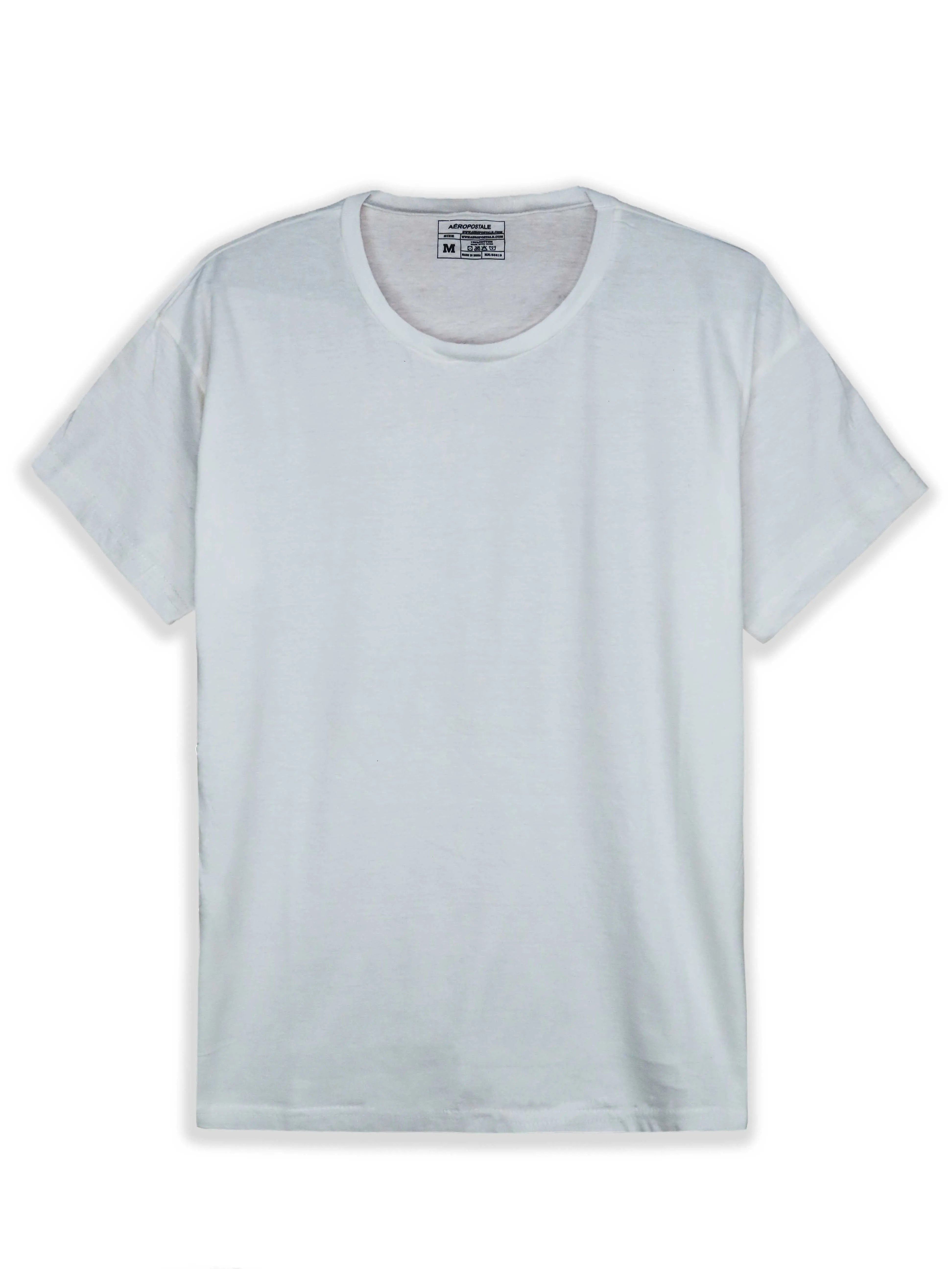 Mens 3 Pc Pack Crew Neck White Undershirts