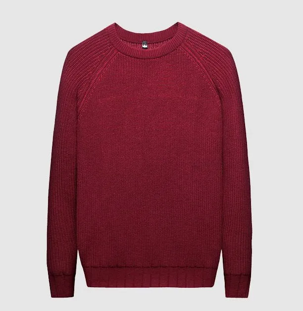 Men's Autumn Casual Slim Fit Thin Knitted Pullover