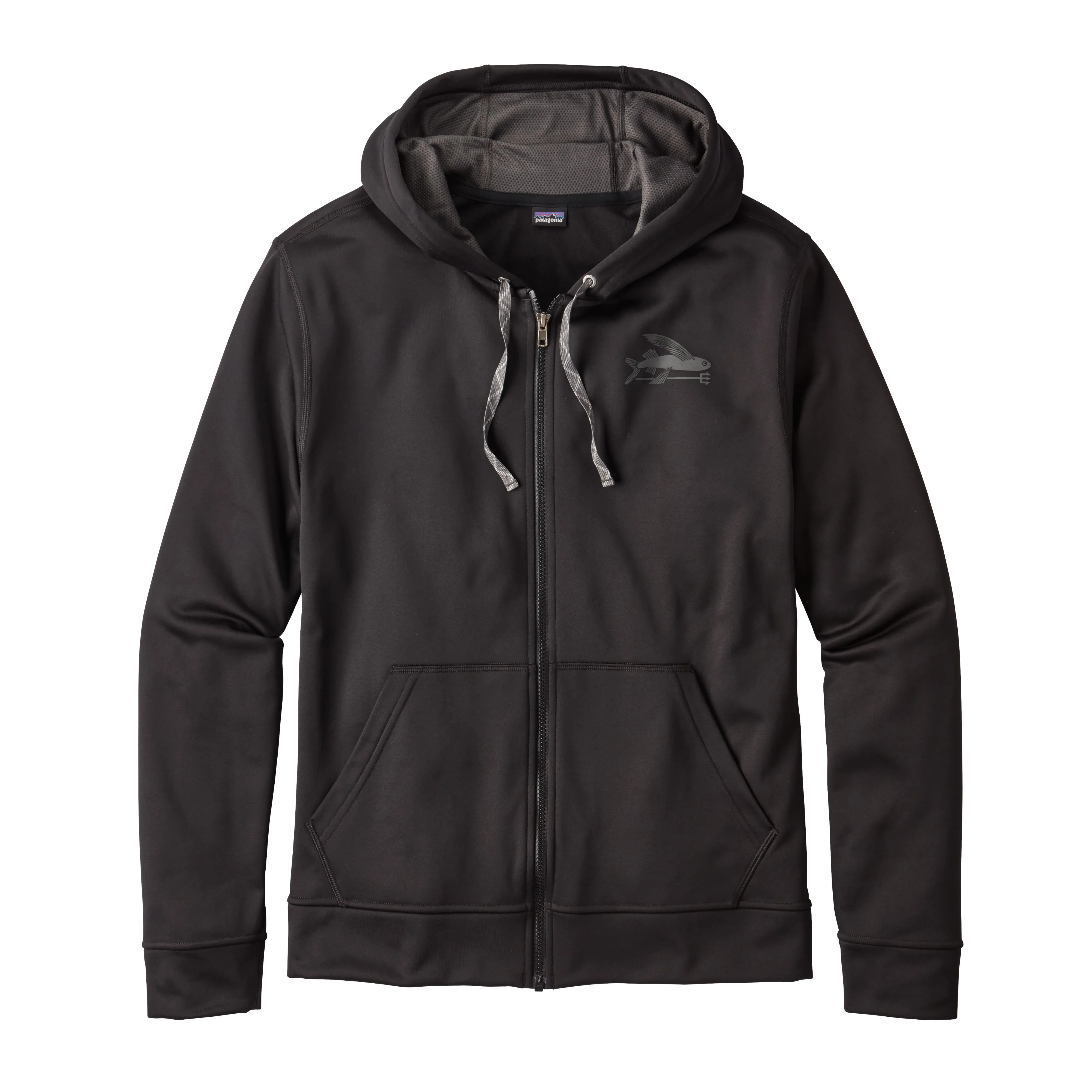 Men's Small Flying Fish PolyCycle® Full-Zip Hoody