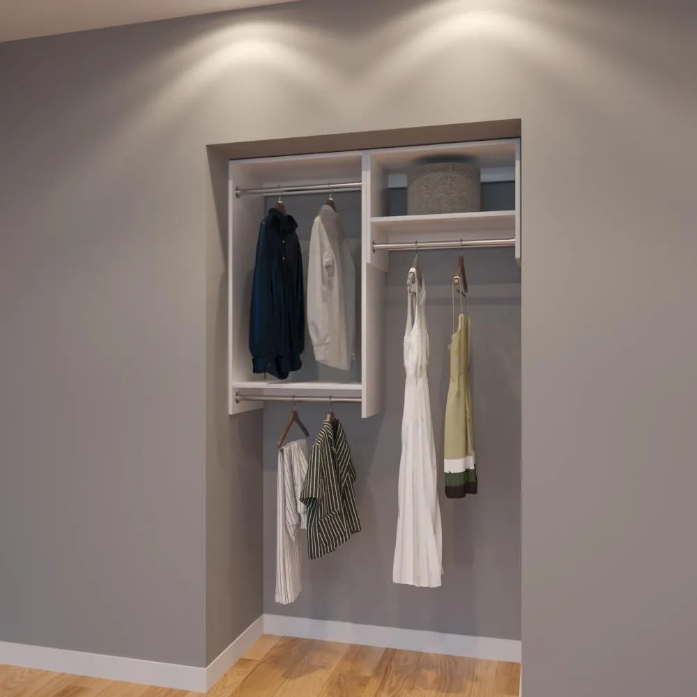 Modular Closets 4 Ft Closet Organizer System - 48 inch - Style A