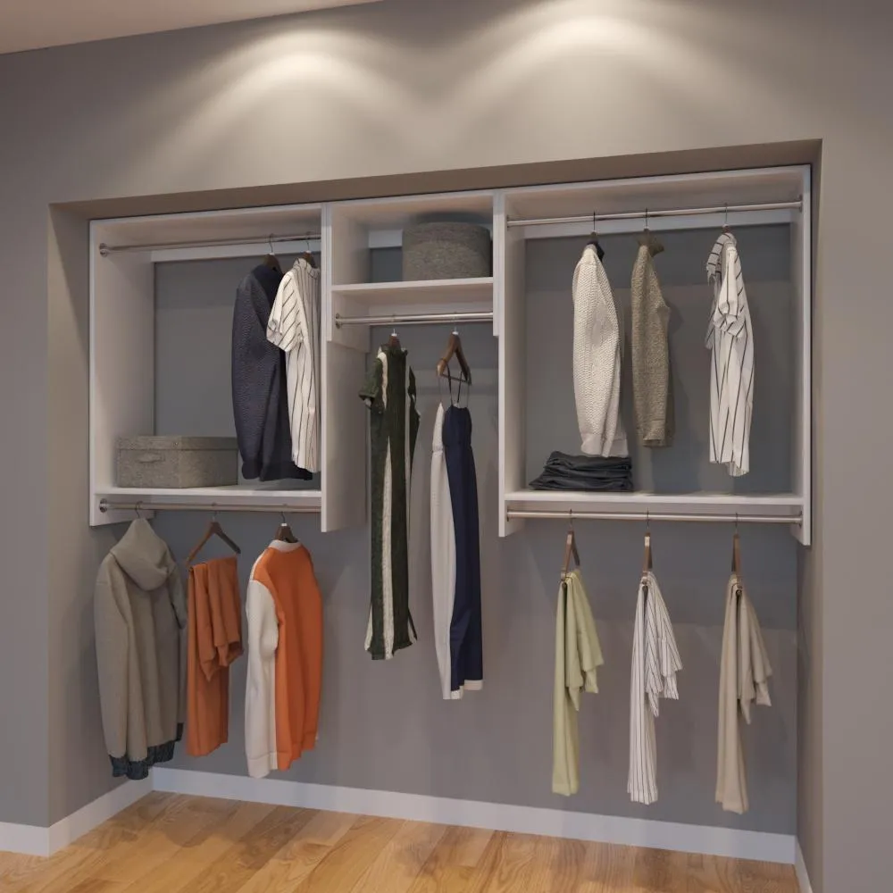 Modular Closets 8 FT Closet Organizer System - 96 inch - Style A