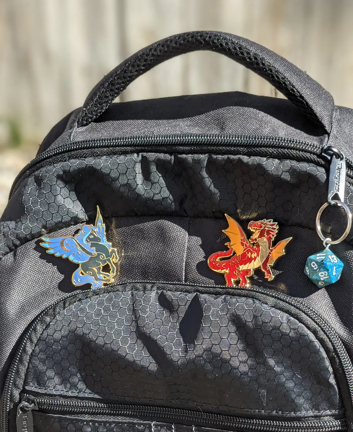 Mythical Beasts Pin (Baby Manticore - Alternate Color) | 2" Hard Enamel Pin