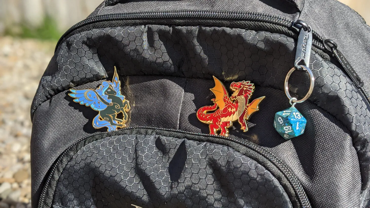 Mythical Beasts Pin (Baby Manticore - Alternate Color) | 2" Hard Enamel Pin