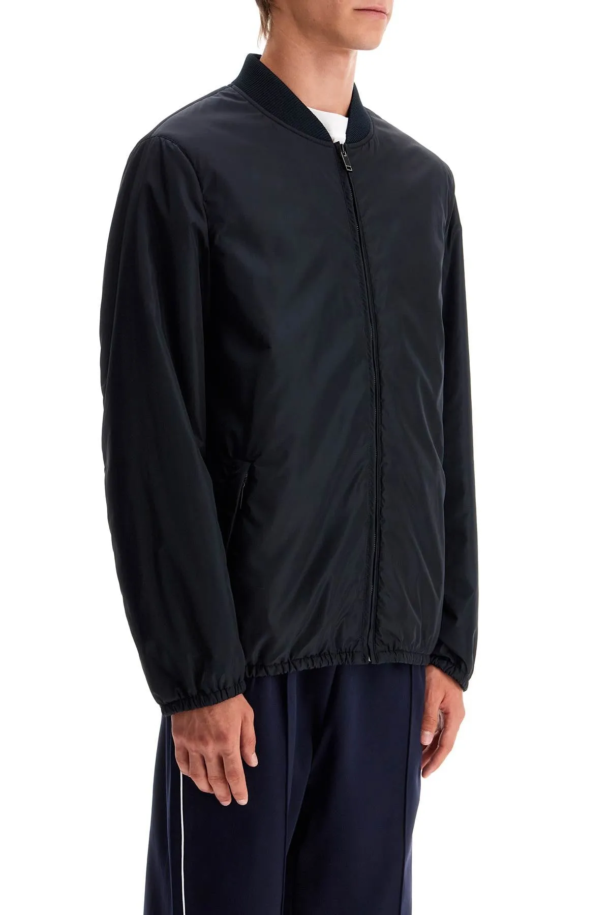nylon bomber jacket 5V3CIO556FN NAVY