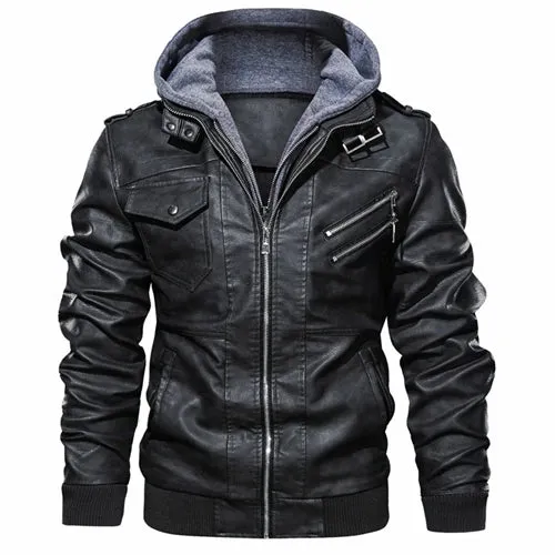 Pilot Aviator Mountainskin Jacket With Detachable Hood / Outwear
