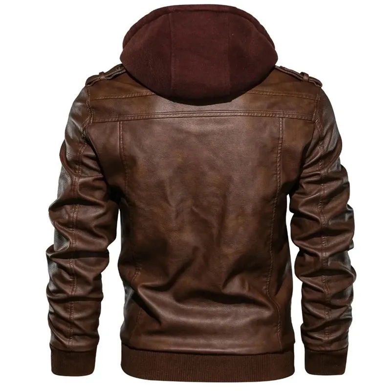 Pilot Aviator Mountainskin Jacket With Detachable Hood / Outwear