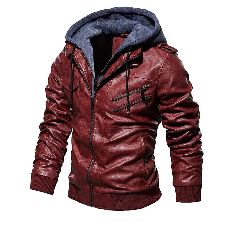Pilot Aviator Mountainskin Jacket With Detachable Hood / Outwear