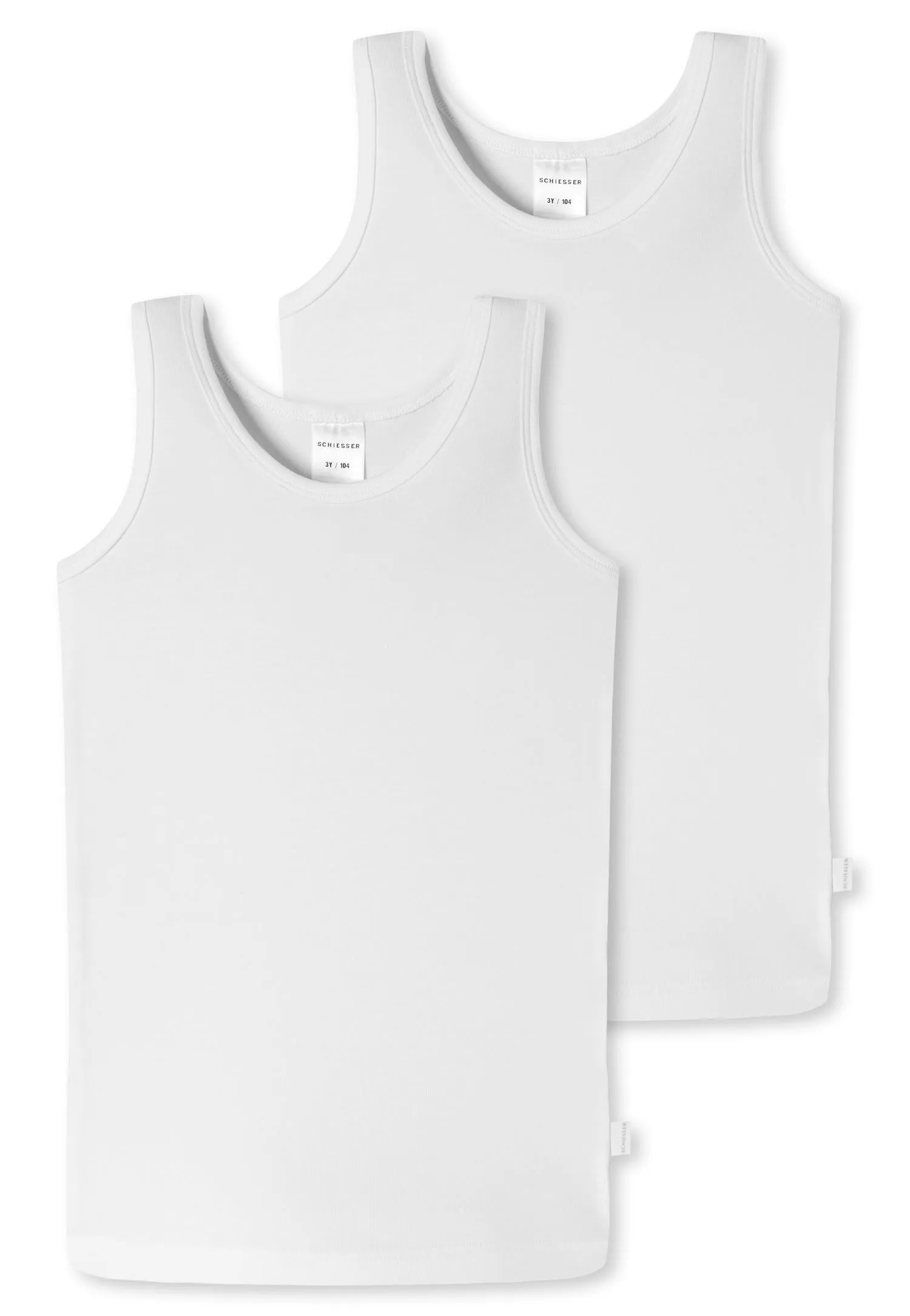 Schiesser Kids - Organic Cotton - Undershirt 95/5 - 2 Pack