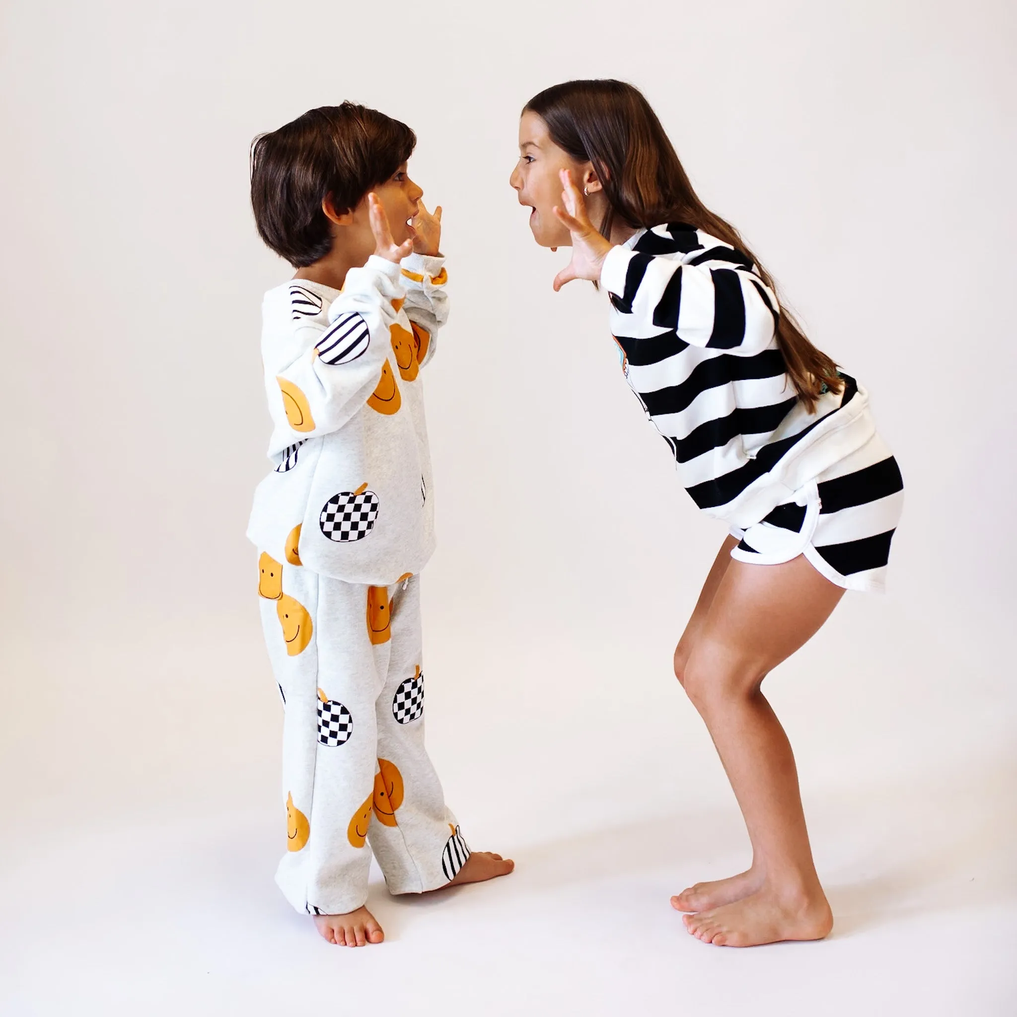 SMILES  PUMPKINS pullover | oversized  drop shoulder | KIDS