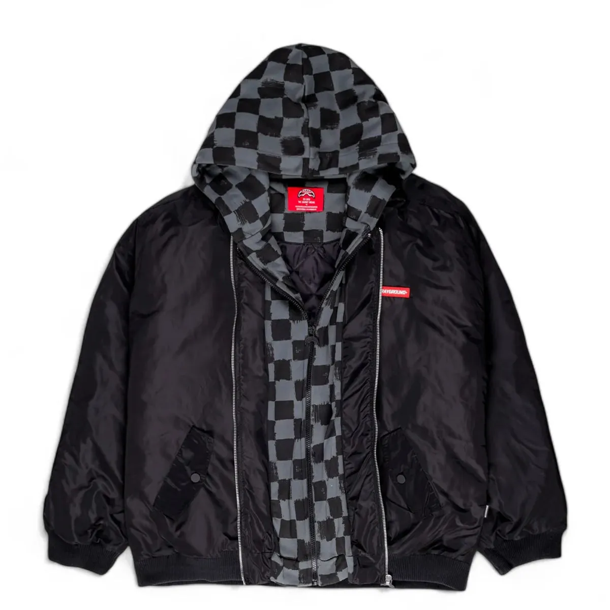 Sprayground - Giacca Blind Side Bomber Grey Sip Vanquish Grey - SP610 - GREY